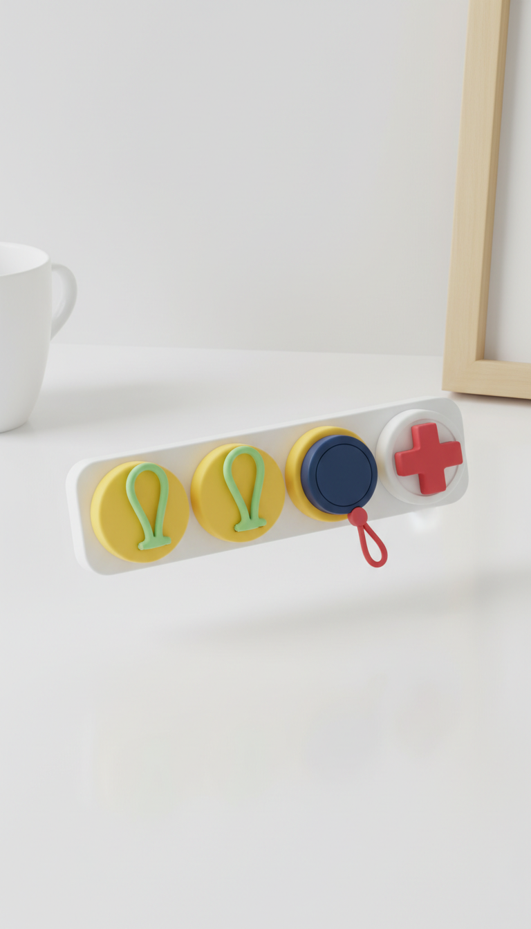 Organizador magnético para cables