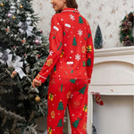 Christmas Themed Womens Pajama Set