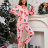 Christmas Themed Womens Pajama Set