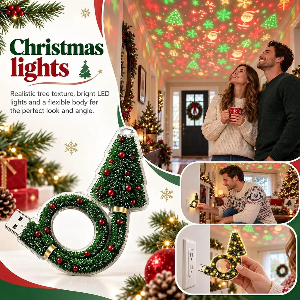 Magic Christmas Projector – Holiday Lights for Wall & Car