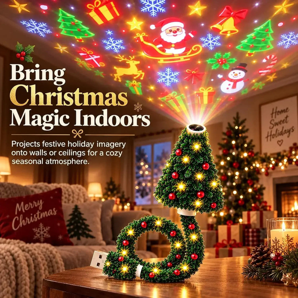 Magic Christmas Projector – Holiday Lights for Wall & Car