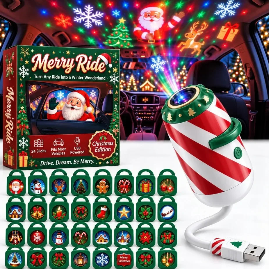 Magic Christmas Projector – Holiday Lights for Wall & Car