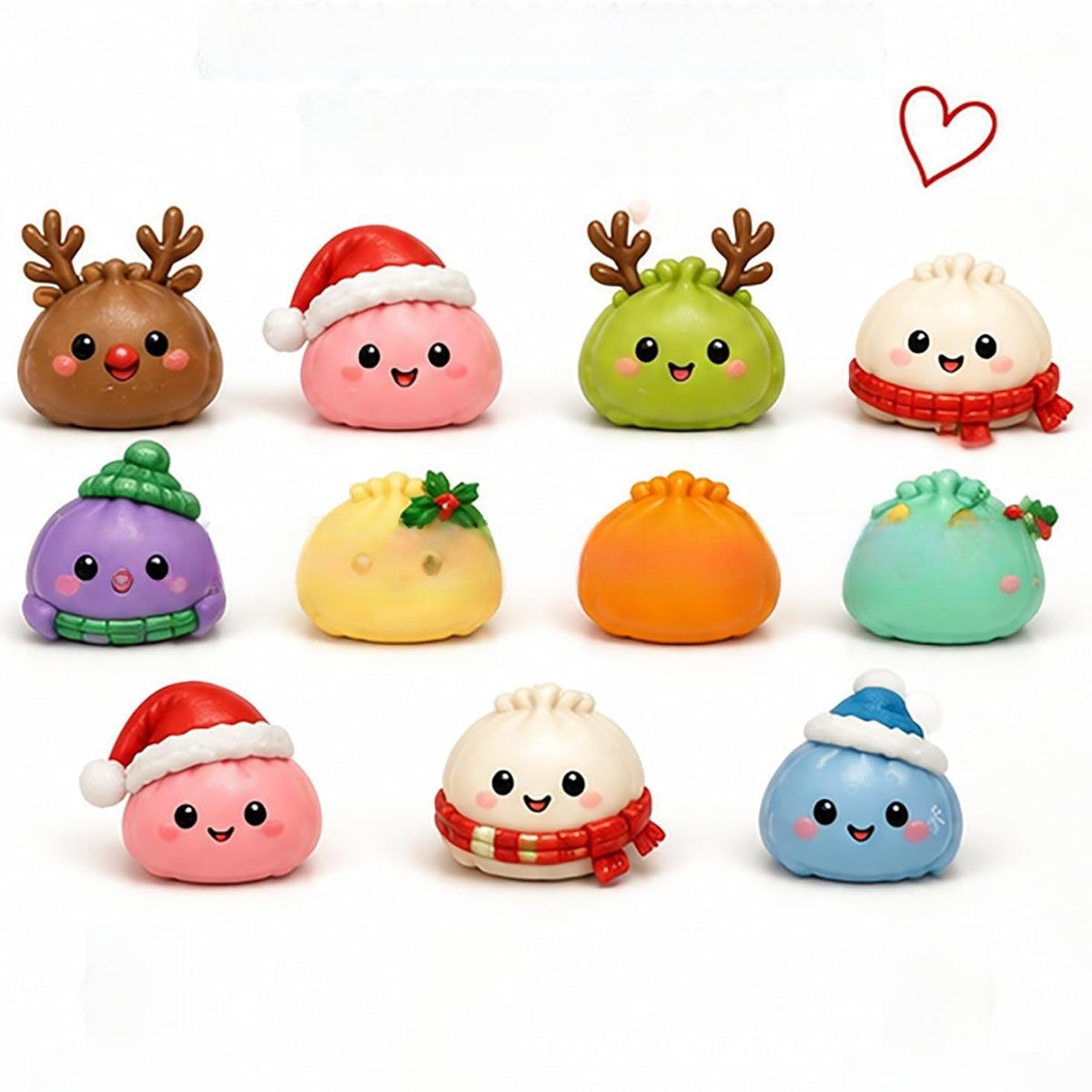 Calendario de Adviento de Squishies de Navidad 2026: 24 juguetes squishy sorpresa para niños